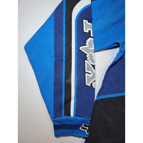 Vintage FOX RS Racing Motocross Dirt Bike 90s Blue Jersey Size Men's XXL Perform - Picture 5 of 9